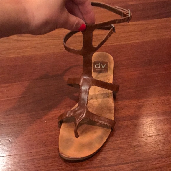 Dolce Vita Brown Gladiator Sandals - Picture 3 of 3